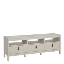 Wyld Haus Wildberry 3-Drawer Tv Unit In Cashmere Cream Matt Finish 1510mm - thumbnail 5