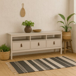 Wyld Haus Wildberry 3-Drawer Tv Unit In Cashmere Cream Matt Finish 1510mm - thumbnail 2