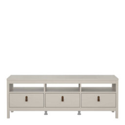 Wyld Haus Wildberry 3-Drawer Tv Unit In Cashmere Cream Matt Finish 1510mm - thumbnail 3