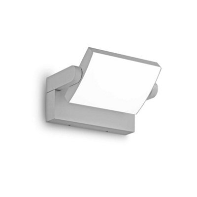 Ideal Lux Swipe Integrated Led Outdoor Down Wall Lamp Grey 2000Lm 3000K Ip54