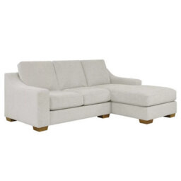 Xample Thomasville Dillard Right Hand Facing Corner Sofa, Grey Fabric, Pocket Coil Cushions, Removable Back Cushions, Solid Wood Legs - thumbnail 3