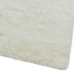 Whisper Ivory Super Soft Shaggy Rug By Asiatic-90Cm X 150Cm - thumbnail 5