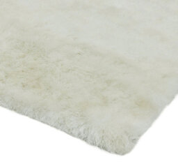 Whisper Ivory Super Soft Shaggy Rug By Asiatic-90Cm X 150Cm - thumbnail 4