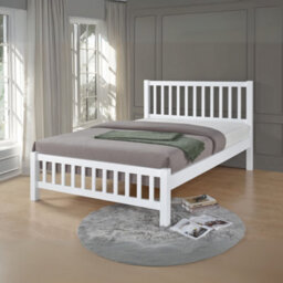Reinforced Beds 5Ft King Banham Bed - Painted White