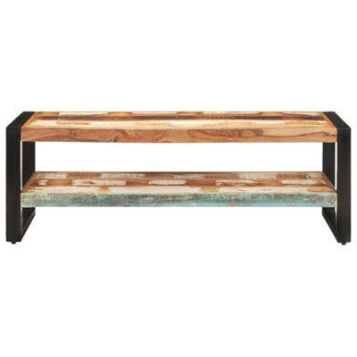 Berkfield Durable Coffee Table 120X60X40 Cm Solid Reclaimed Wood - image 1