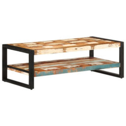 Berkfield Durable Coffee Table 120X60X40 Cm Solid Reclaimed Wood - thumbnail 6