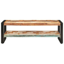 Berkfield Durable Coffee Table 120X60X40 Cm Solid Reclaimed Wood - thumbnail 1