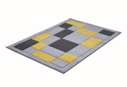 Smart Living Modern Thick Havana Carved Area Rug, Living Room Carpet, Kitchen Floor, Bedroom Soft Rugs 60Cm X 110Cm - Grey Ochre - thumbnail 5
