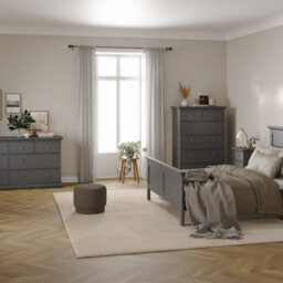Furniture To Go Paris Chest Of 6 Drawers In Matt Grey - thumbnail 6