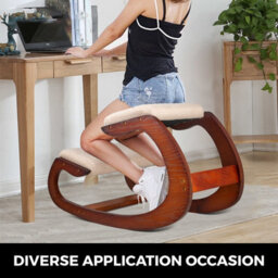 Vevor Ergonomic Kneeling Chair 220Lb Load Capacity Kneeling Posture Desk Chair Stool With Hip Cushion Kneeling Stool - thumbnail 7