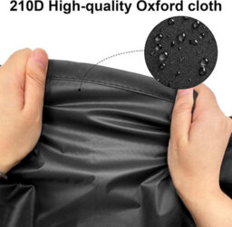 1 Pcs Hanging Chair Cover, Protective Cover For Chairs, Waterproof Covers Swing 115 X 190 Cm (Black) - thumbnail 5