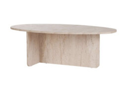 Decortie Orba Oval Coffee Table Travertine 120 X 65 X 40 Cm - thumbnail 9