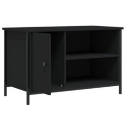 Vidaxl Tv Cabinet Black 80X40X50 Cm Engineered Wood - thumbnail 5