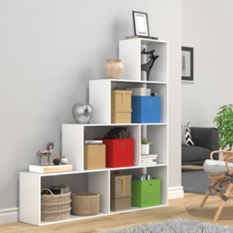 Vcm Wood Shelf Room Divider Books Dubila L - thumbnail 3