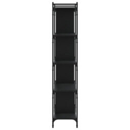 Berkfield Bookcase 5-Tier Black 76X32X158 Cm Engineered Wood - thumbnail 5