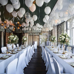 100Pcs White Chair Covers Dining Spandex Slip Seat Cover Wedding Party - thumbnail 6