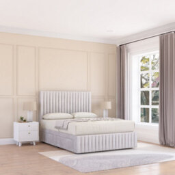 Sloomy Madison Silver Plush 6Ft Memory Foam Bed Set With 2 Drawers, Mattress & Headboard- Super King - thumbnail 2