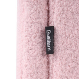 Wyld And Coco Cosynest Pink Bouclé Upholstered Bed Frame With Curved Headboard - 3Ft Eu Single For Kids Room - thumbnail 9