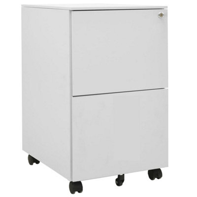 Berkfield Mobile File Cabinet Light Grey 39X45X67 Cm Steel - image 1
