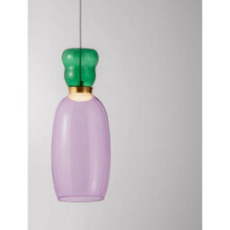 Luminosa Lighting Luminosa Pluma Slim Pendant Ceiling Light Glossy Purple, Gold Led 5W 450Lm 3000K - thumbnail 5