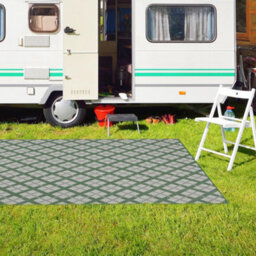 Homeart Outdoor Rugs Easy Cleaning Area Rugs For Balcony,garden,picnic,uv Weather Resistant Green Cream, 200 X 290 Cm - thumbnail 2