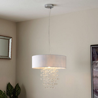 Pagazzi Lighting Pagazzi Arianna Satin Nickel Ceiling Pendant - image 1