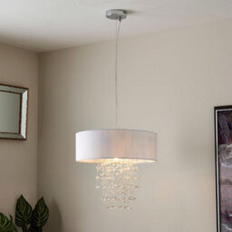Pagazzi Lighting Pagazzi Arianna Satin Nickel Ceiling Pendant - thumbnail 1