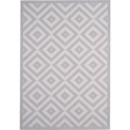 The Rugs Ecology Collection Outdoor Patio Garden Rug Grey Diamond Design Weatherproof Jet Washable 100G - thumbnail 2