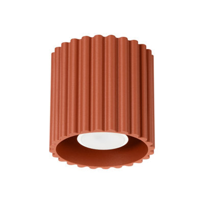 Luminosa Lighting Luminosa Aura Surface Mounted Downlight Red Ochre 1X Gu10 - image 1