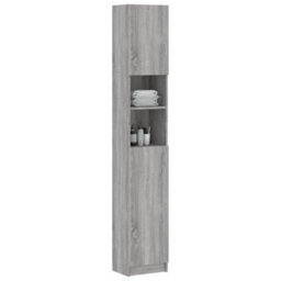 Vidaxl Bathroom Cabinet Grey Sonoma 32X25.5X190 Cm Engineered Wood - thumbnail 3