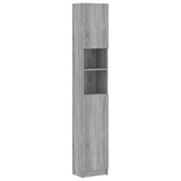 Vidaxl Bathroom Cabinet Grey Sonoma 32X25.5X190 Cm Engineered Wood - thumbnail 2