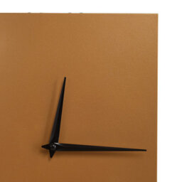 Wyld And Coco Auroralux Gold Wall Clock 22 X 50 Cm Minimalist Rectangular Design - thumbnail 5