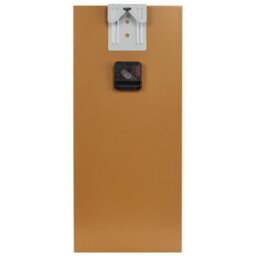 Wyld And Coco Auroralux Gold Wall Clock 22 X 50 Cm Minimalist Rectangular Design - thumbnail 3