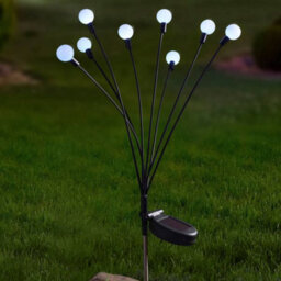 Garden Mile 8 Stem Solar Stake Light With Cool White Led's - thumbnail 3