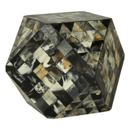 Orsina Captivating Antique Green Geometric Stool,sturdy Kitchen Bar Stool,decorative Seat For Home Bar,wooden Stool - thumbnail 3