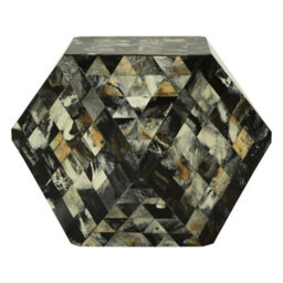 Orsina Captivating Antique Green Geometric Stool,sturdy Kitchen Bar Stool,decorative Seat For Home Bar,wooden Stool - thumbnail 6
