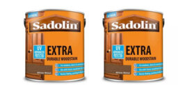 Sadolin Extra Woodstain African Walnut 1L Pack Of 2
