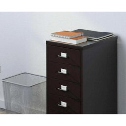 Panana Metal Filing Cabinet 5 Drawer Black Industrial Storage - thumbnail 2