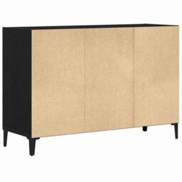 Berkfield Black Oak Sideboard 103.5X35X70 Cm Made Of Engineered Wood - thumbnail 5