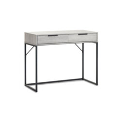 Julian Bowen Bali 2 Drawer Dressing Table/desk - Grey Oak - thumbnail 3