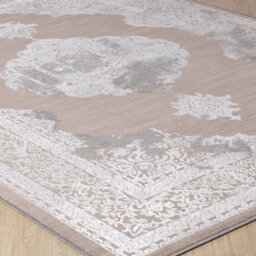 Livabliss Lustro-Vintage Beige Grey Off-White Traditional Boho Living Dining Bedroom Rug 80 X 150 Cm Easy Care, Non Shedding - thumbnail 6