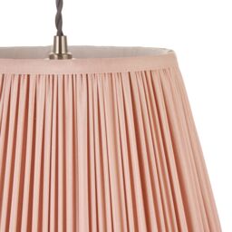 Harbour Studio Serena Blush Cotton Effect Pleated Conical Lamp Shade (D)30Cm - thumbnail 5