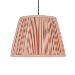 Harbour Studio Serena Blush Cotton Effect Pleated Conical Lamp Shade (D)30Cm - thumbnail 2