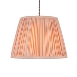 Harbour Studio Serena Blush Cotton Effect Pleated Conical Lamp Shade (D)30Cm - thumbnail 3