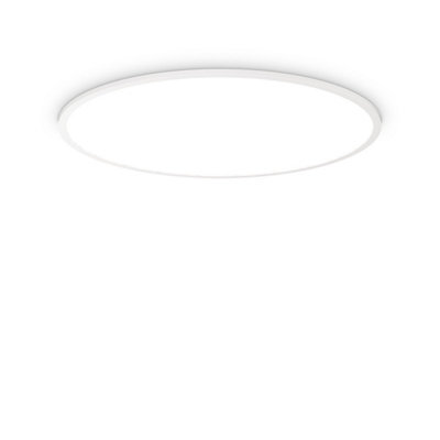 Ideal Lux Fly 90Cm Integrated Led Semi Flush Light White, 4000K, Ip40