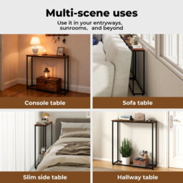 Levede Console Hall Table Slim Entryway Hallway Table Display Shelf - thumbnail 6