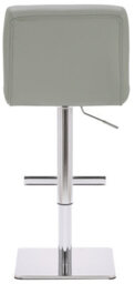 Lamboro Deluxe Allegro Real Leather Bar Stool Grey - thumbnail 5