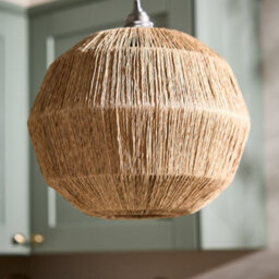 Dibor Round Ceiling Natural Home Decor Boho Seagrass Pendant Light Shade H30 X D36Cm - thumbnail 4