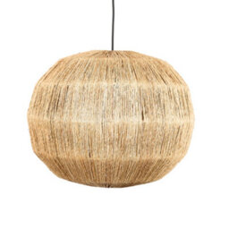 Dibor Round Ceiling Natural Home Decor Boho Seagrass Pendant Light Shade H30 X D36Cm - thumbnail 2