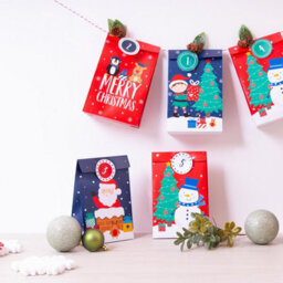 Yes-Online Diy Advent Calendar Fill Your Own Gift Bags Christmas Count Down Personalised - thumbnail 2